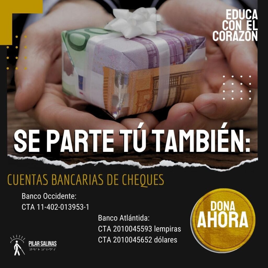 Flyer para donaciones