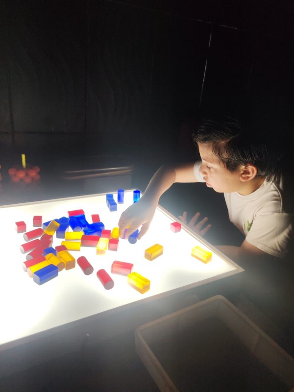 Foto de niño aprendiendo, programa básica